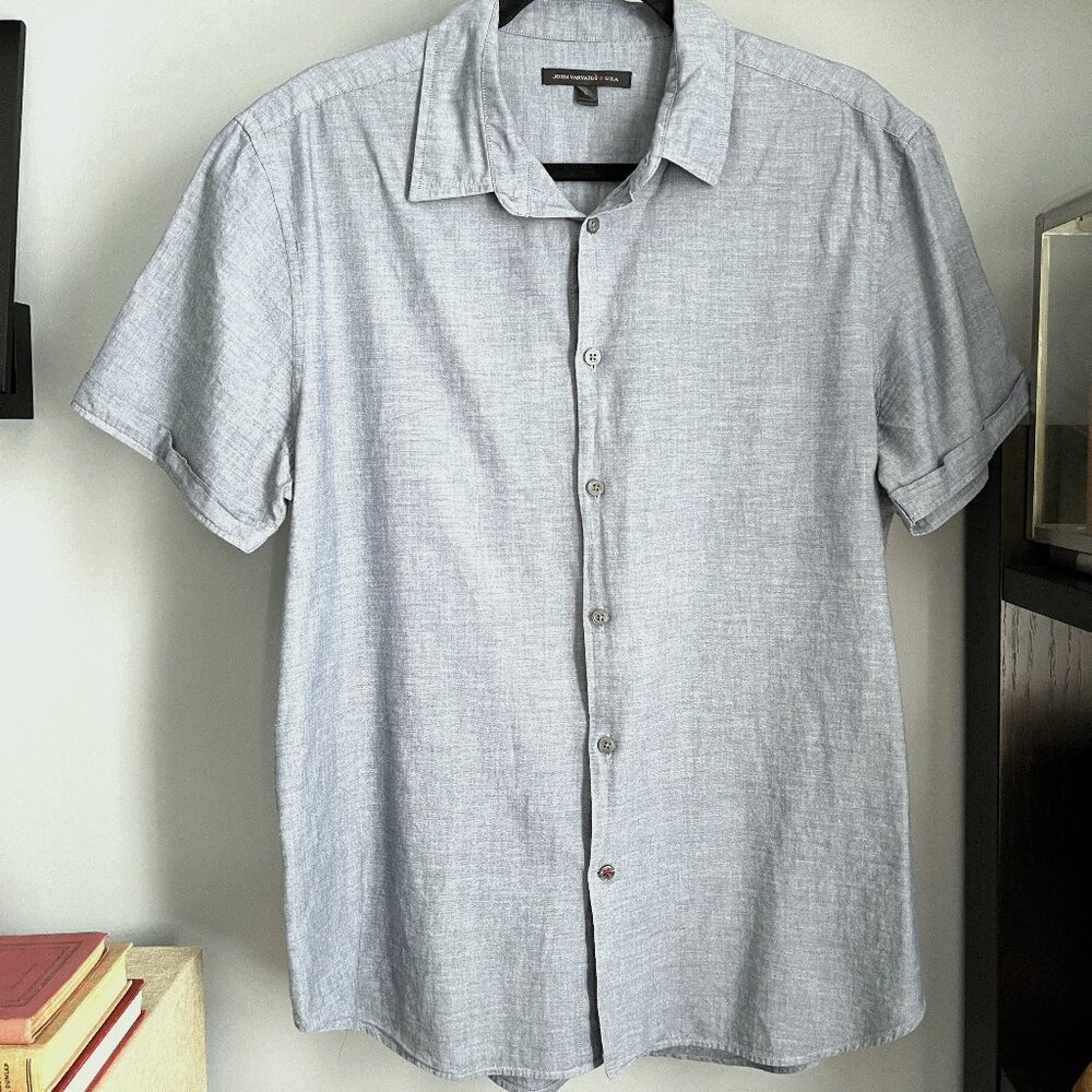 John Varvatos Button Down (Blue) L